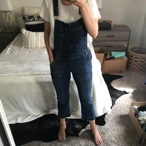Abercrombie & Fitch W's Flare Ankle Overalls Sz 28